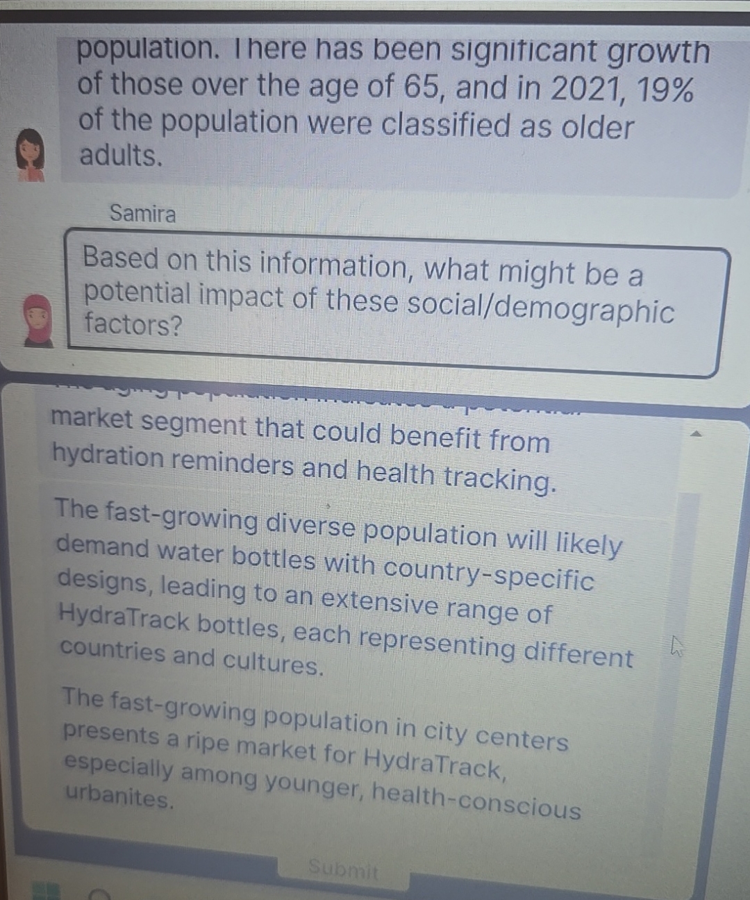 population. I here has been signiticant growth of