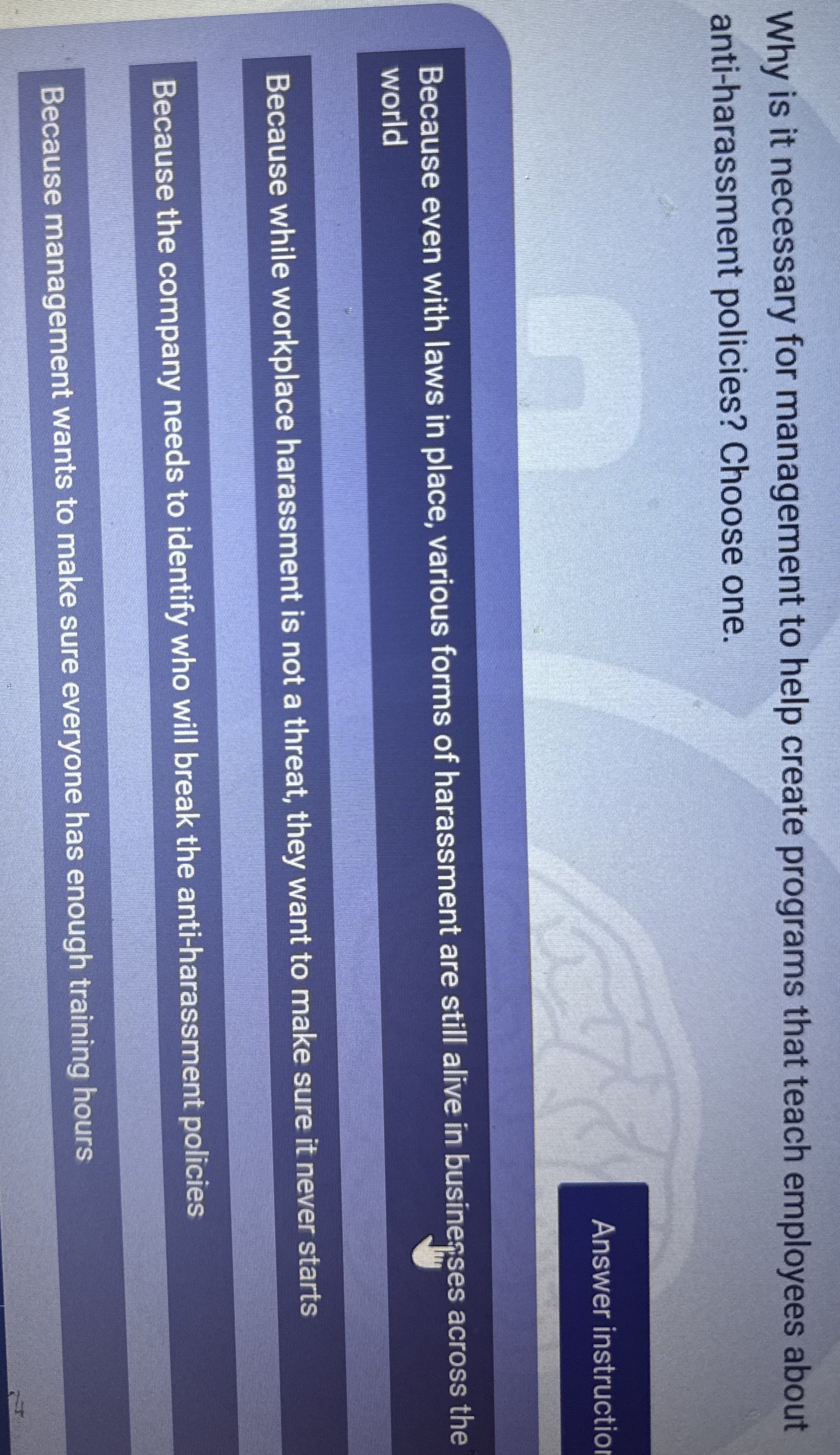 Why is it necessary for management to help create