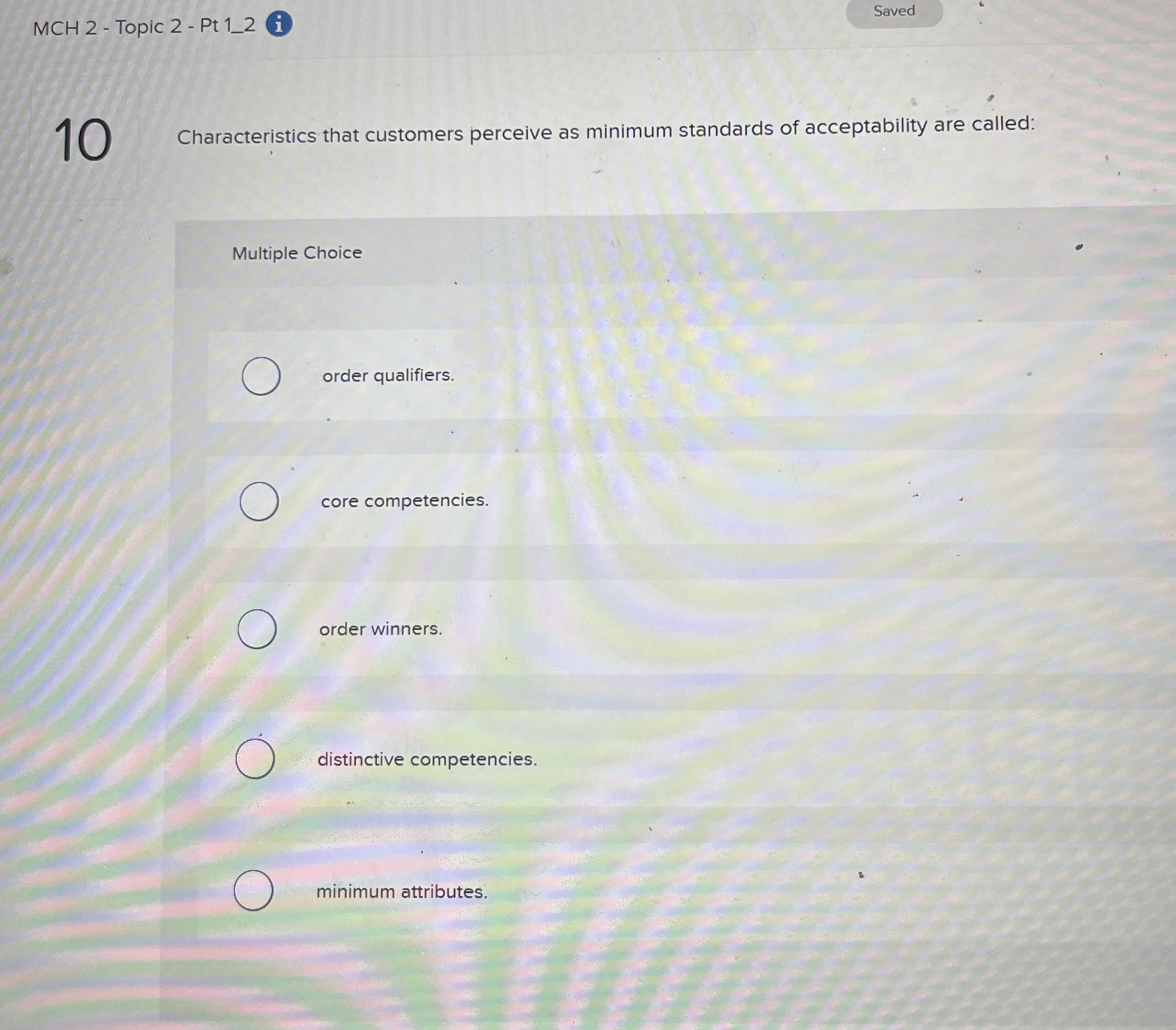 MCH 2 - Topic 2 - Pt 1 _ 2 Saved 1 0