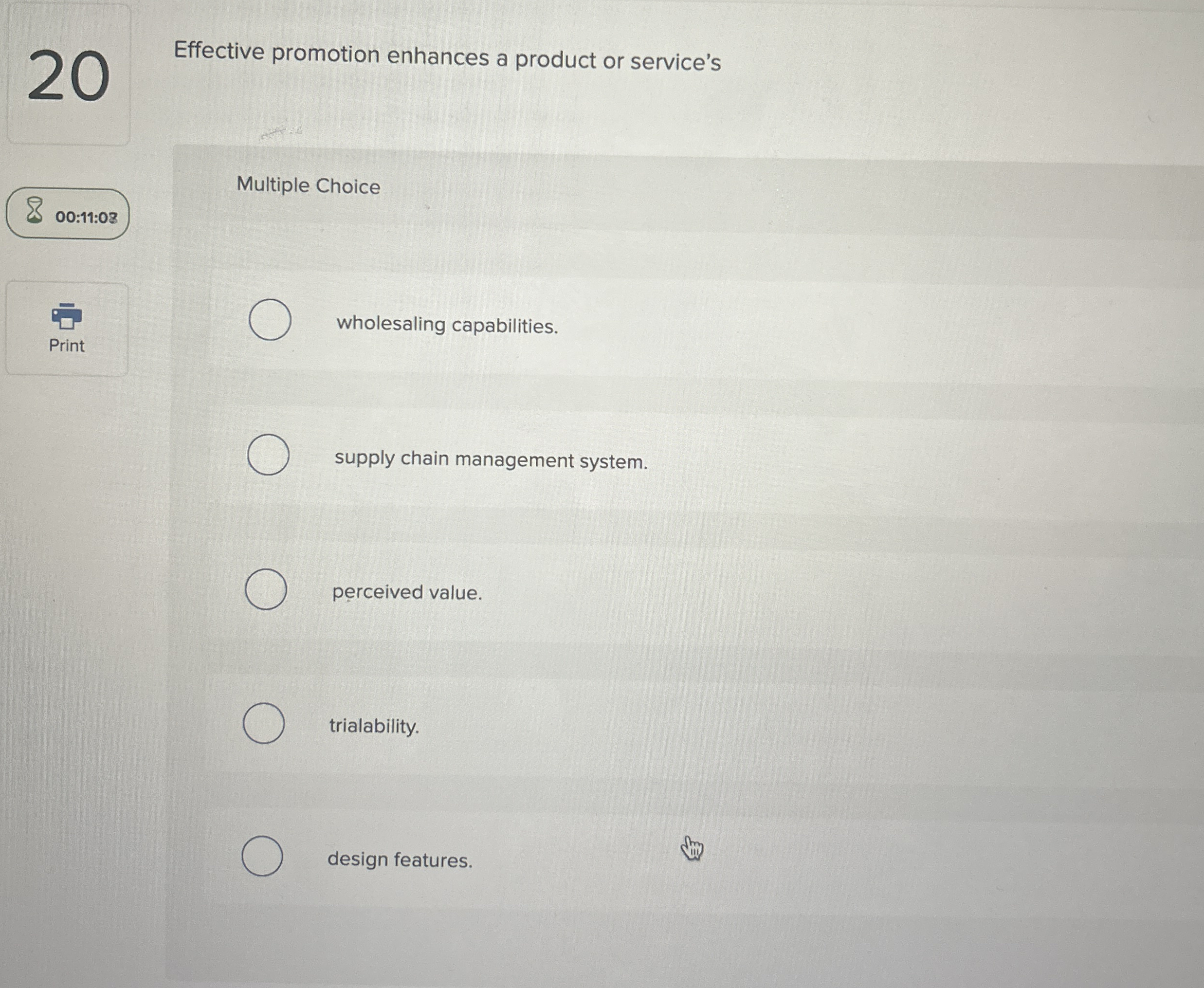 2 0 Effective promotion enhances a product or