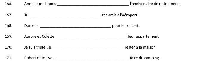 166. Anne et moi, nous I'anniversaire de