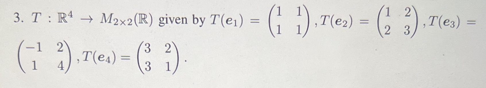 In exercises 8 - 14 find a basis for the kernel