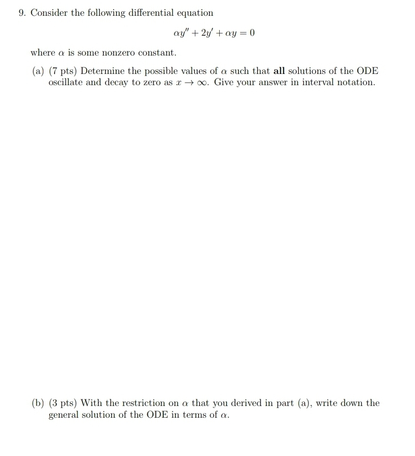 please write answers neatly and show work 9.
