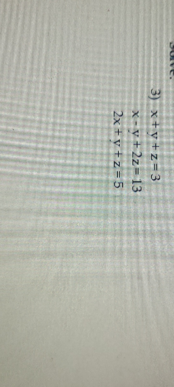 It says to solve. G=ZHA+X Z ET = 27 + A-X 8-Z+AIX
