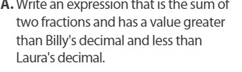 A. Write an expression that is the sum of two