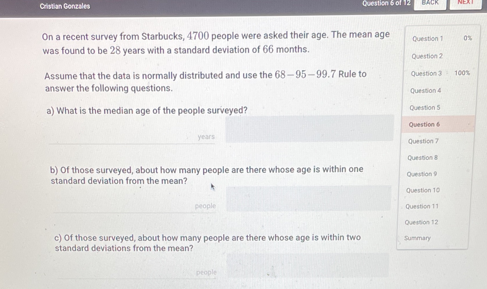 Cristian Gonzales Question - 0 BACK ~th On a