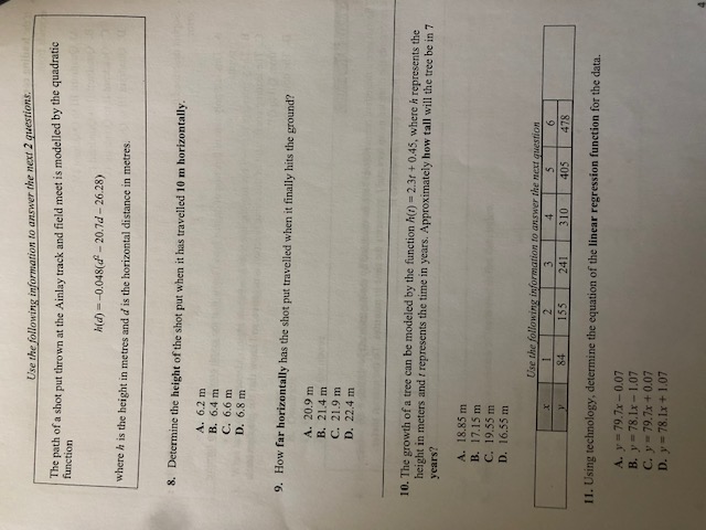 1. Numerical Response 1 Graph A Graph B Cost