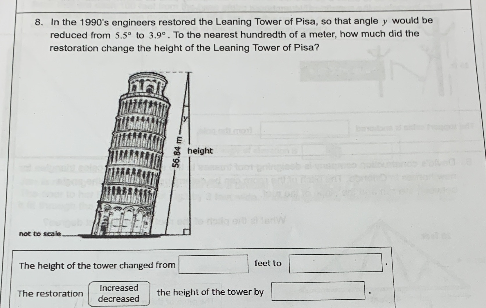 Help 8. In the 1990's engineers restored the