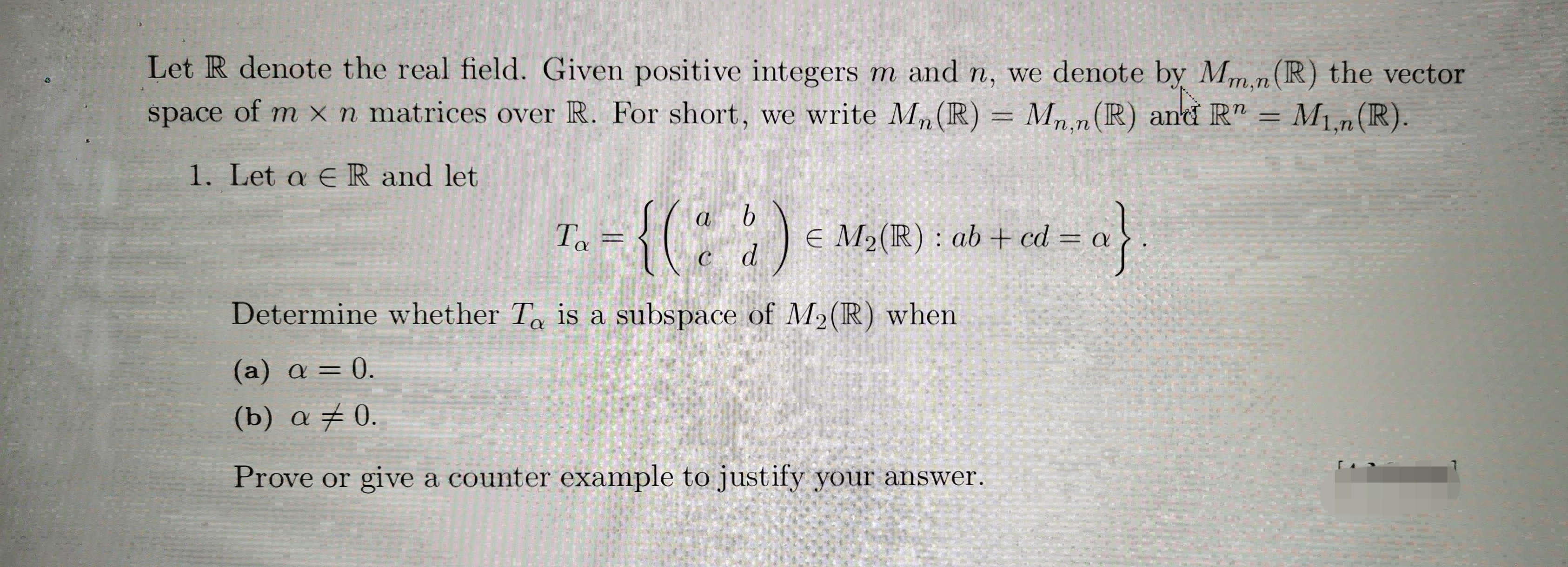 Let R denote the real field. Given positive