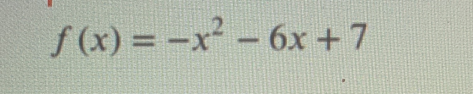 This equation is in standard form. Please