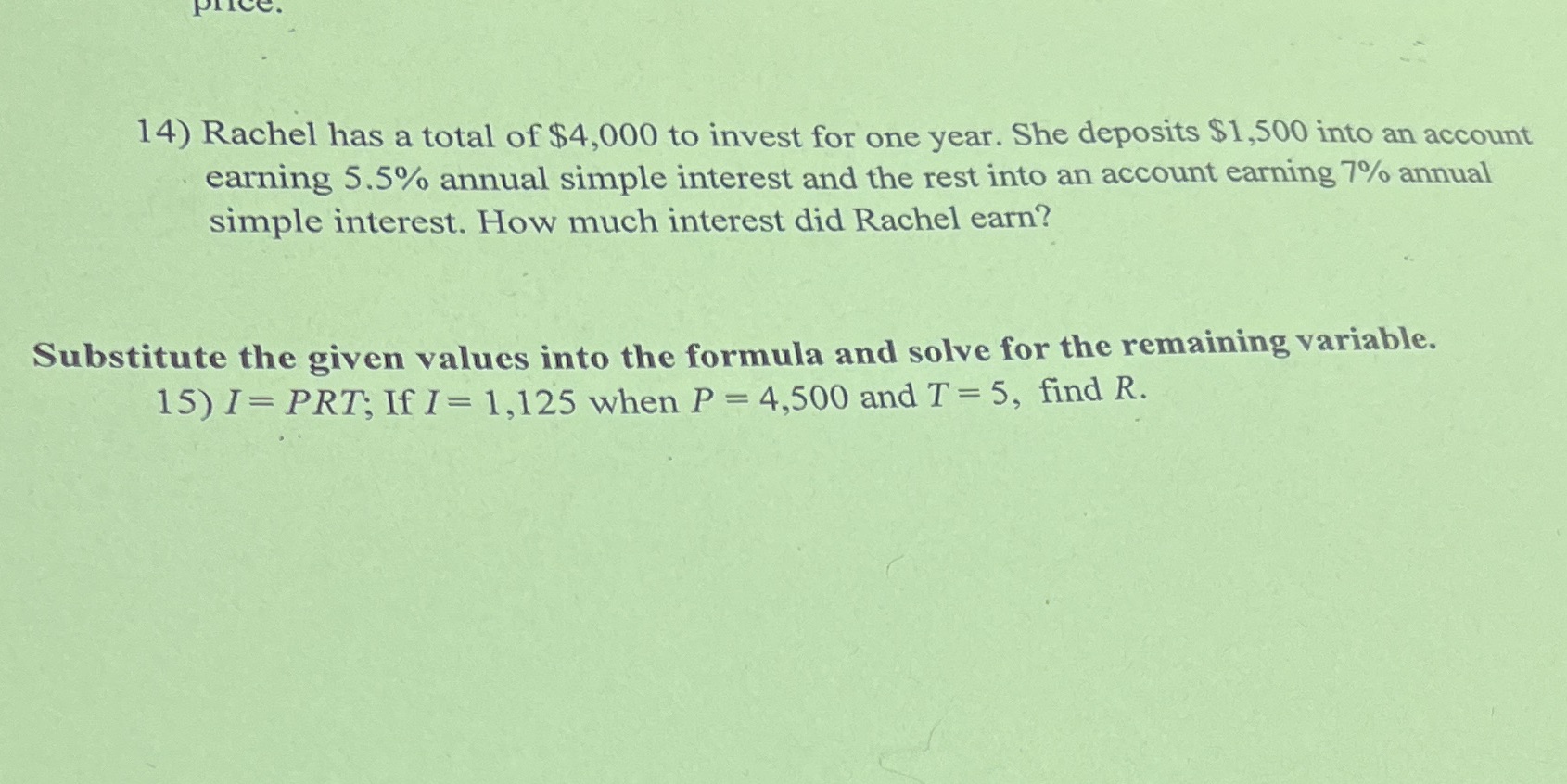I've been struggling trying to solve these two