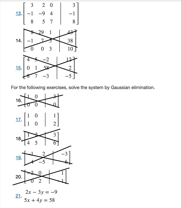 5. Can a matrix that has 0 entries for an entire