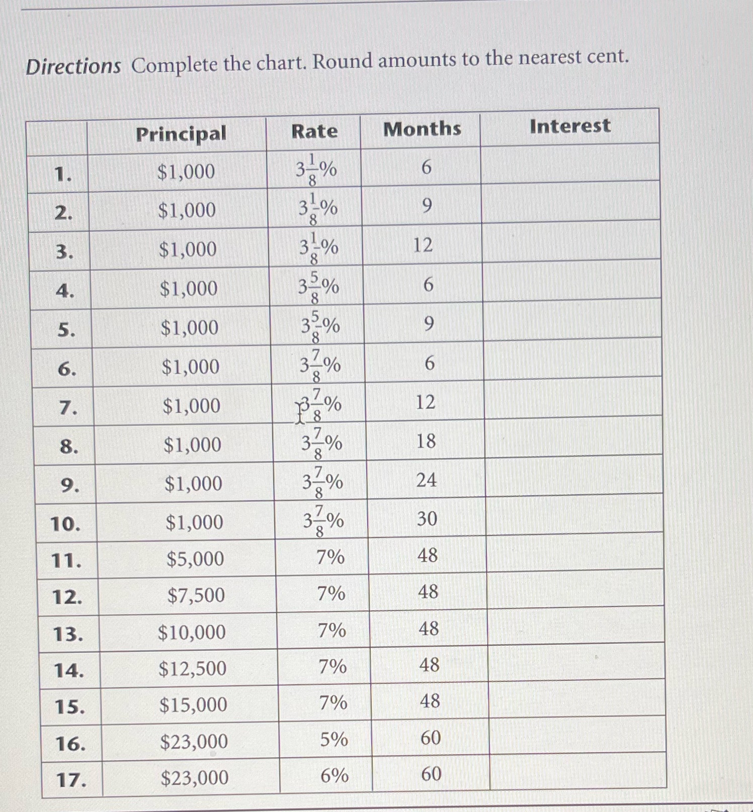 Need this asap thank you :) Directions Complete
