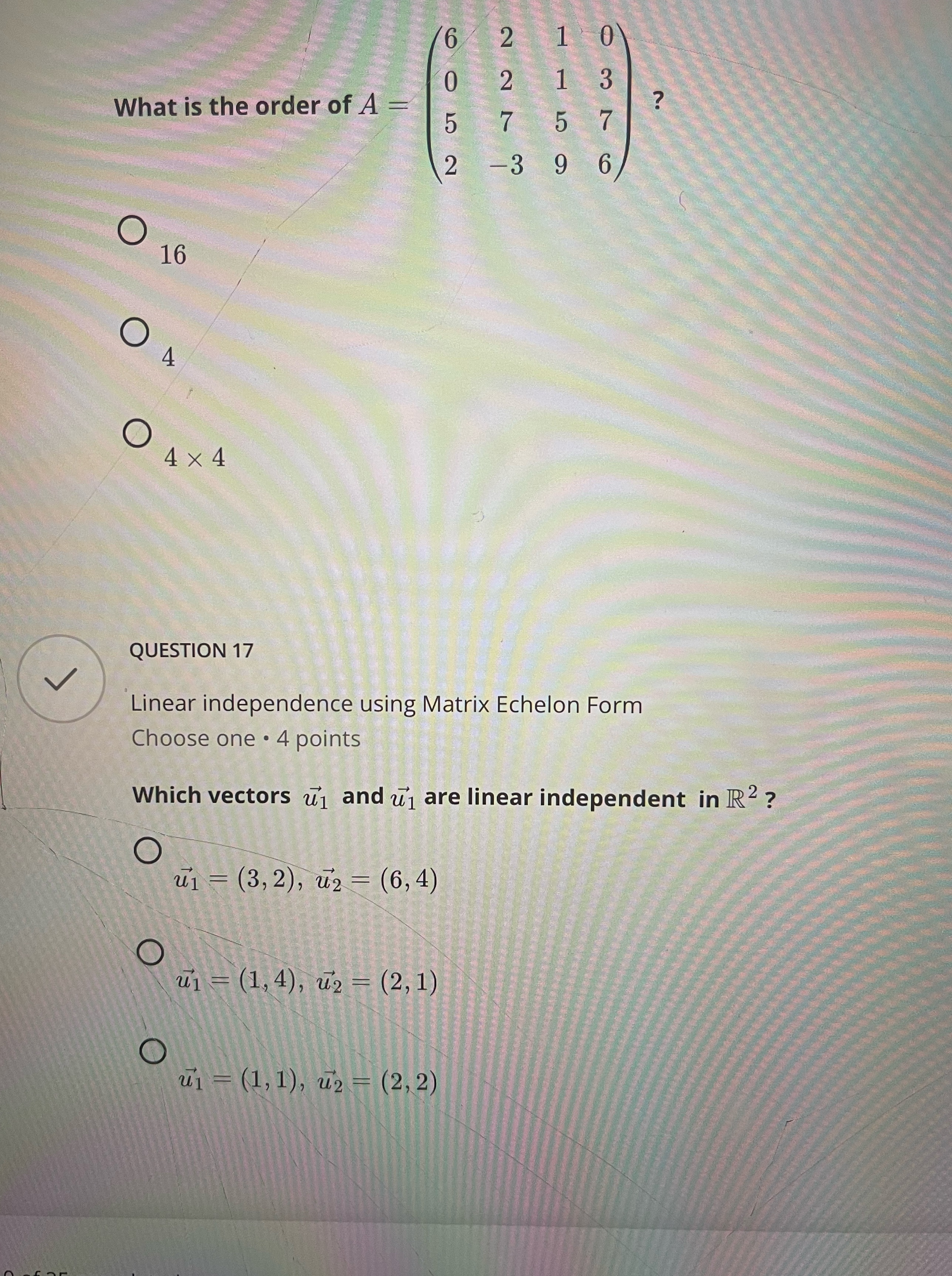 6 NNN ON What is the order of A = 5 CO N 3 O 16 O