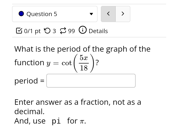 . Question 15 < > 0/1 pt 9 3 99 8 Details 5 -3 A2