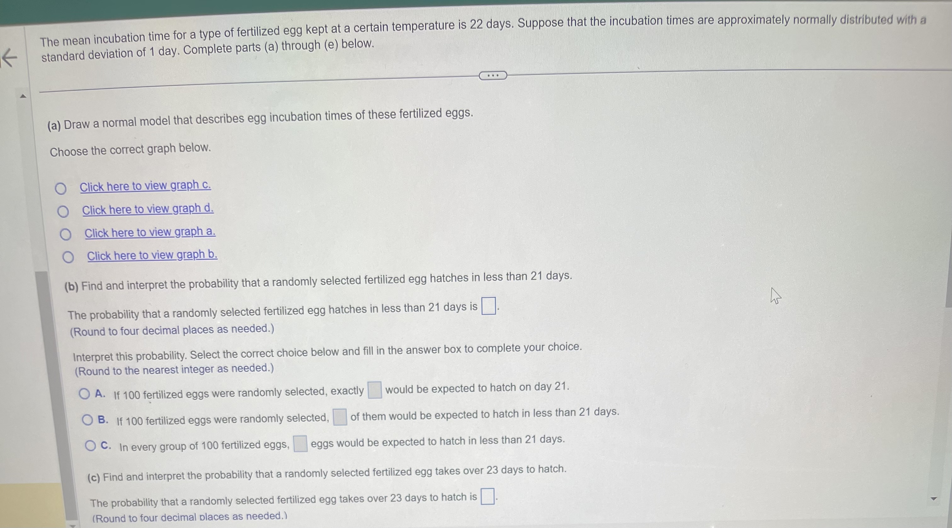 Assume that the random variable X is normally