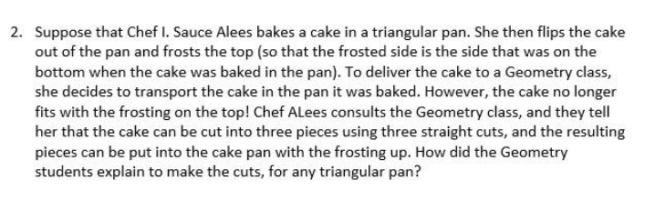 Please do fast 2. Suppose that Chef I. Sauce