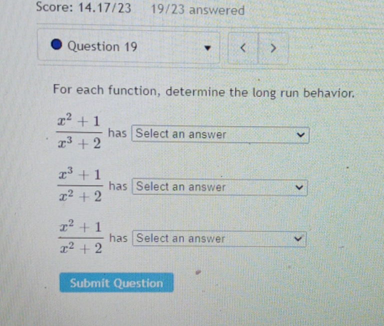 question in pictures Score: 14.17/23 19/23