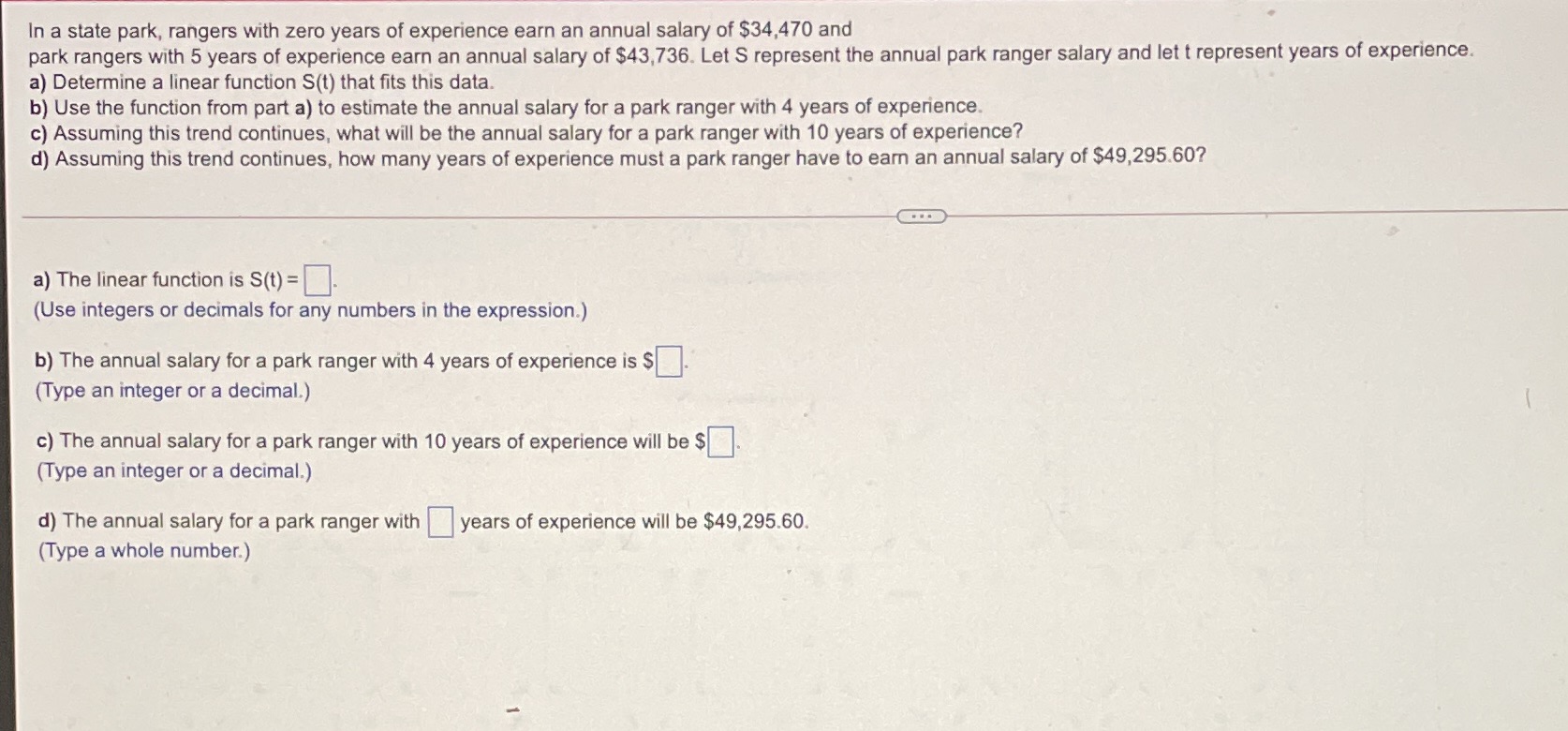 In a state park, rangers with zero years of