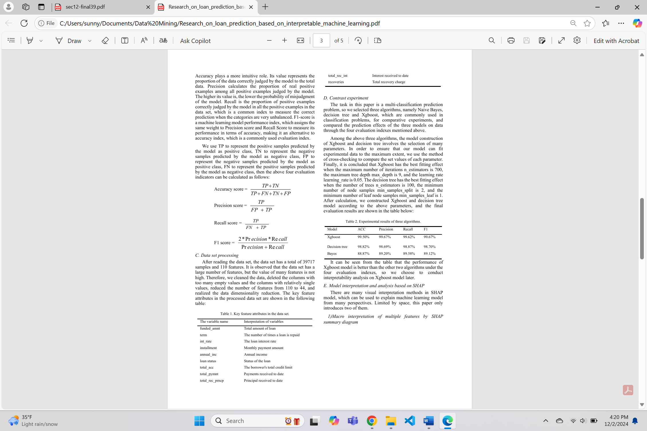 O '@ sec12-final39.pdf X [@ Research on loan