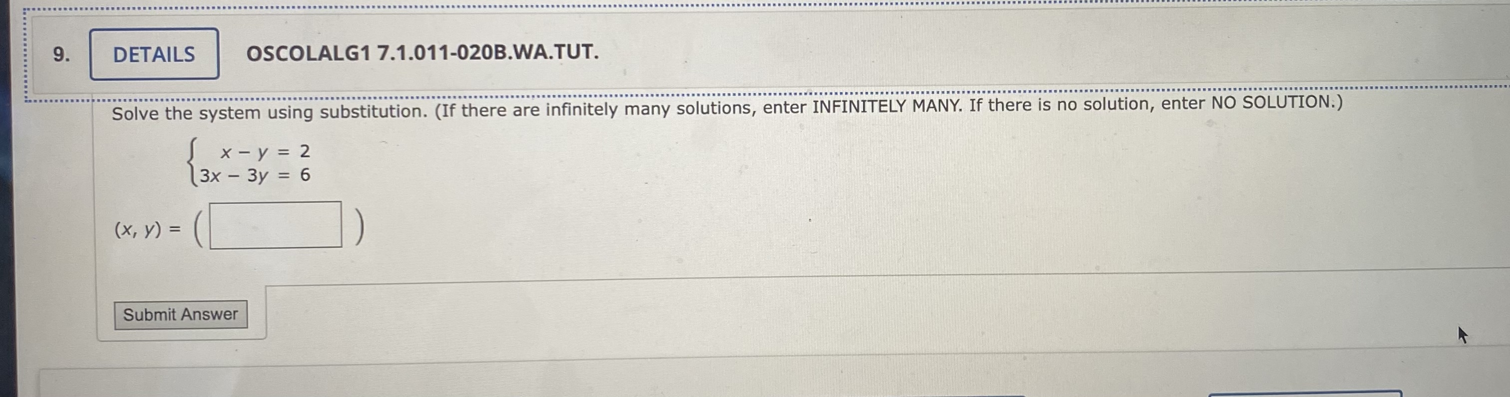 9. DETAILS OSCOLALG1 7.1.011-020B.WA.TUT. Solve