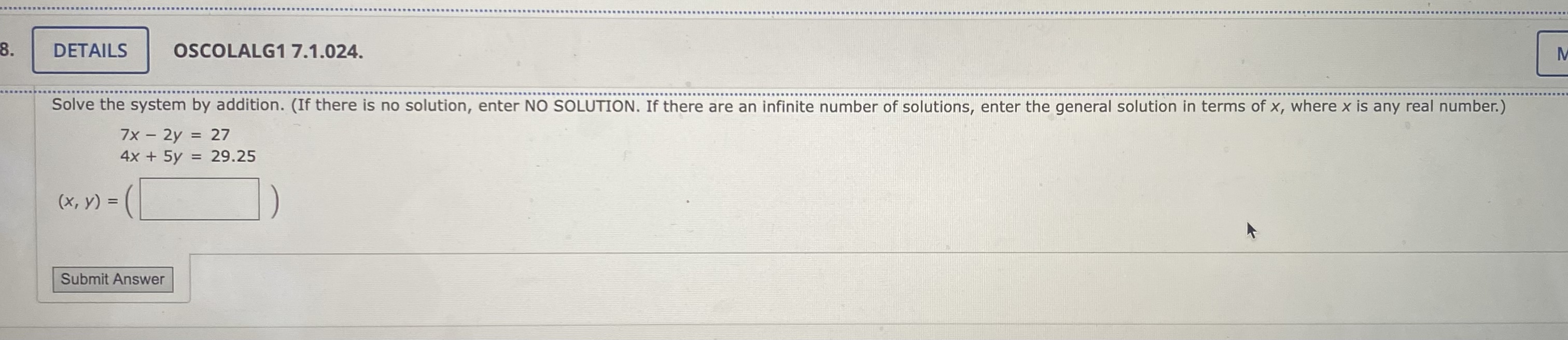9. DETAILS OSCOLALG1 7.1.011-020B.WA.TUT. Solve