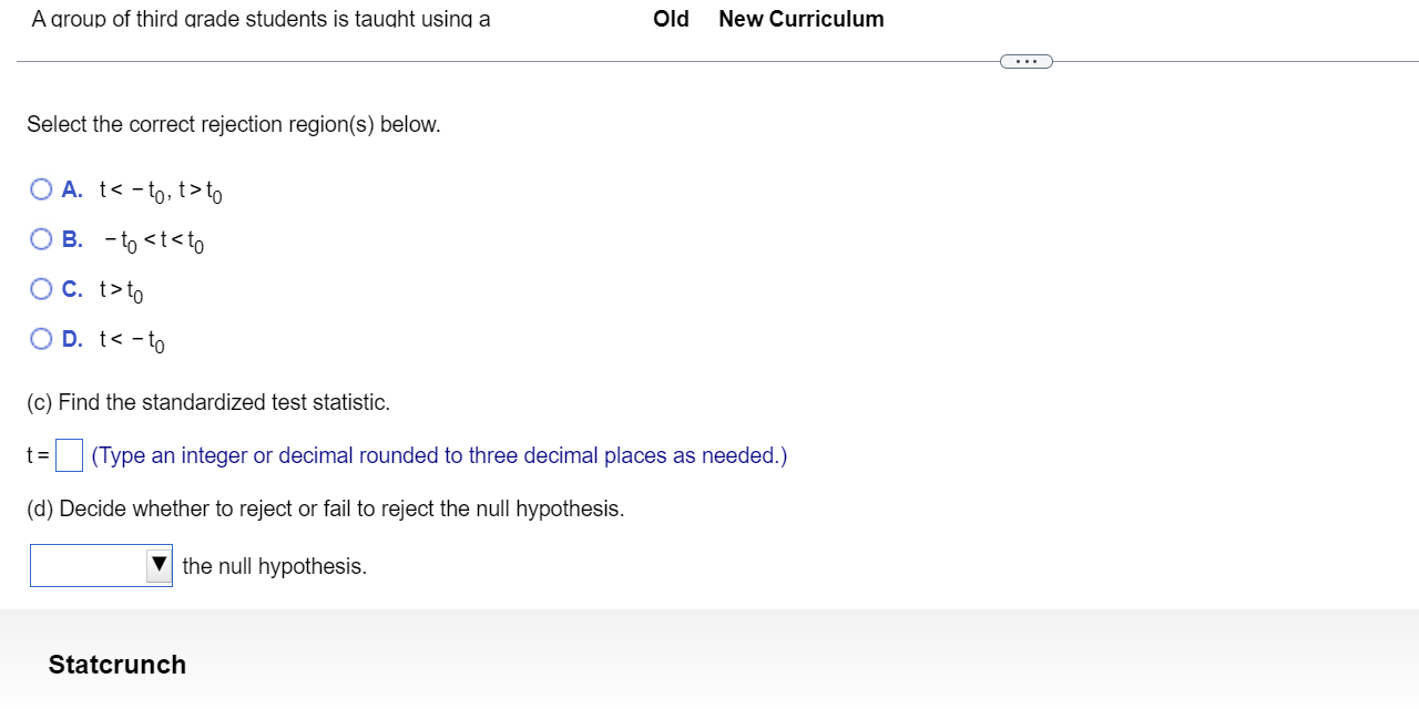 A group of third grade students is taught using a