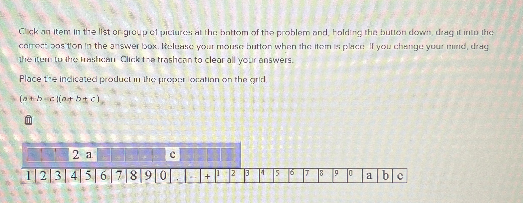 Click an item in the list or group of pictures at