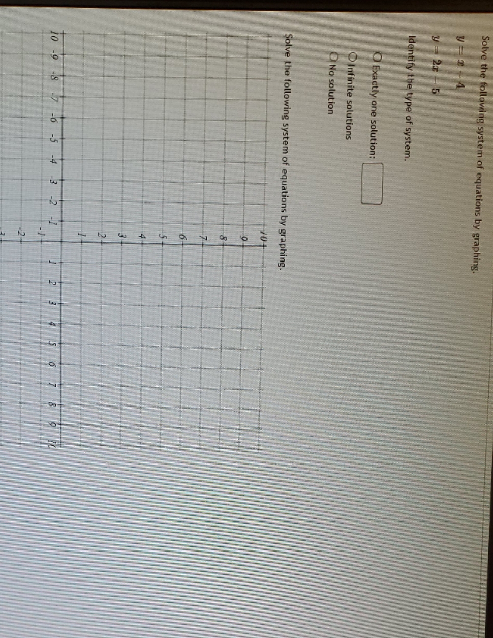 homework week 6 Solve the following system of
