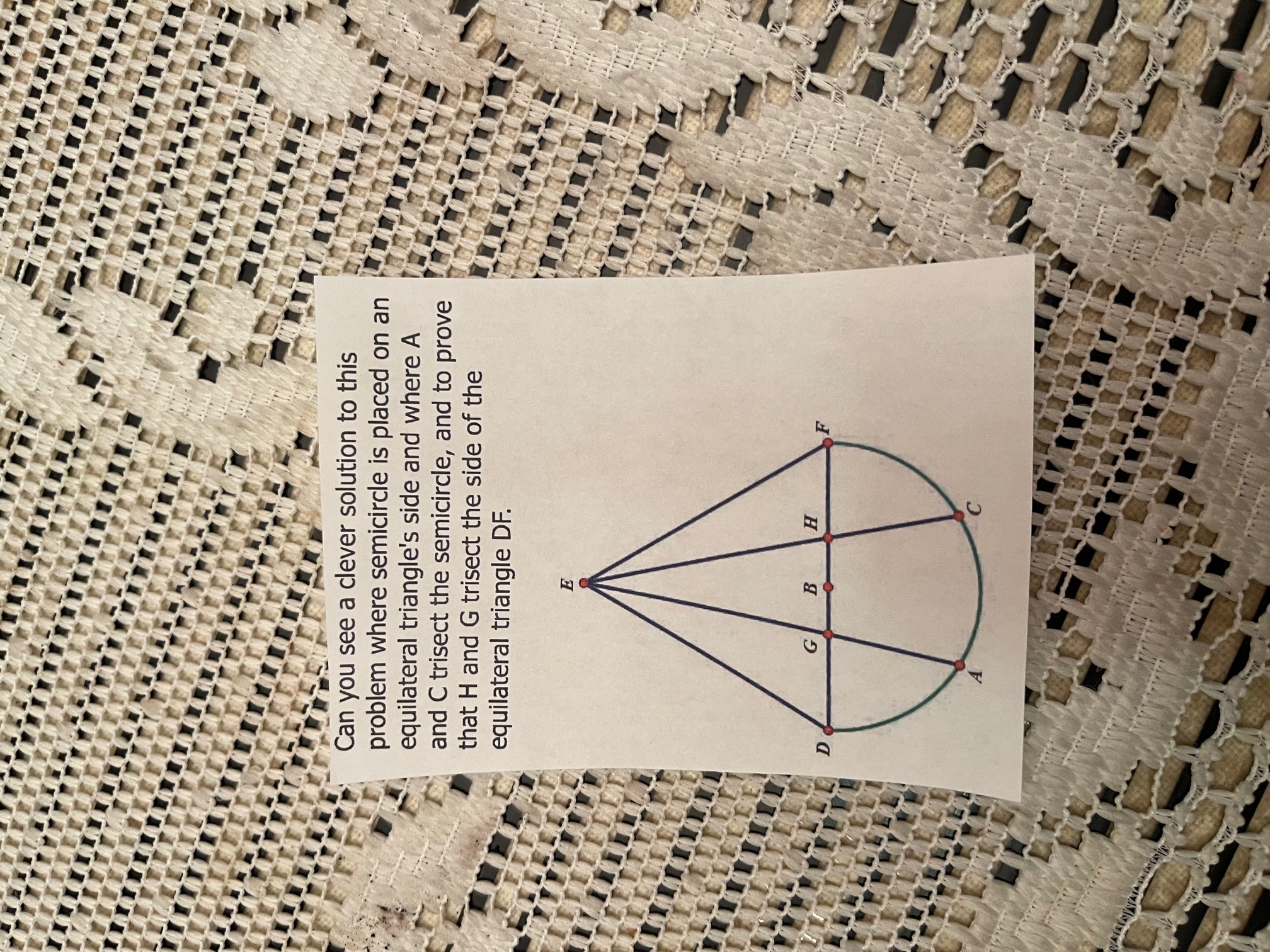 Harry asked Sam to use a diagram to solve the