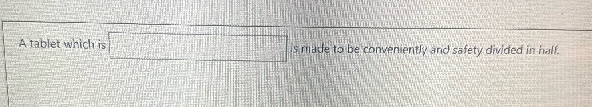 A tablet which is is made to be conveniently and