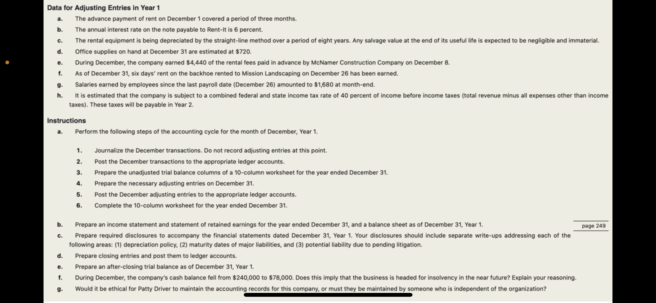 Done Comprehensive Problem 1 Template.xIsx