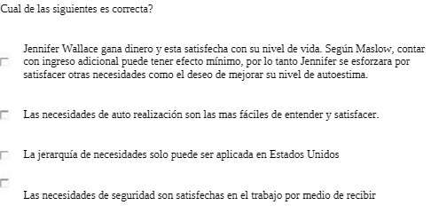 Cual de las siguientes es correcta? Jennifer