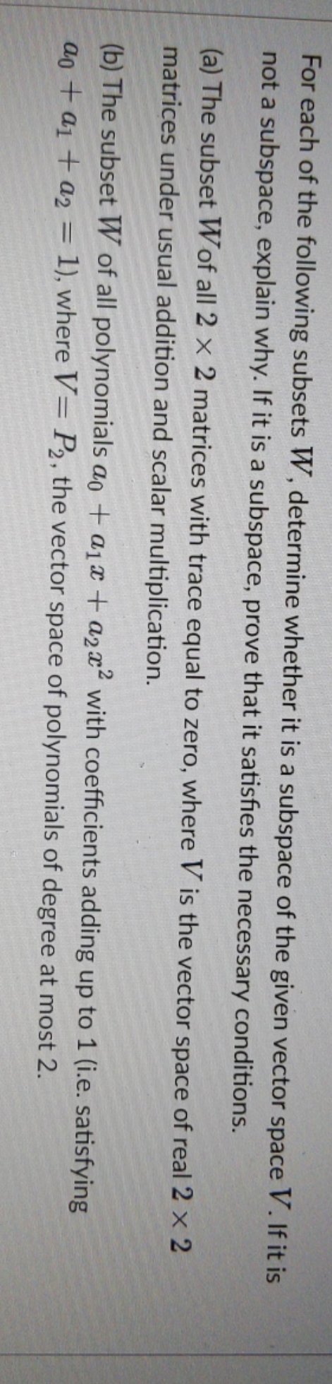 please show steps, thanks. For each of the