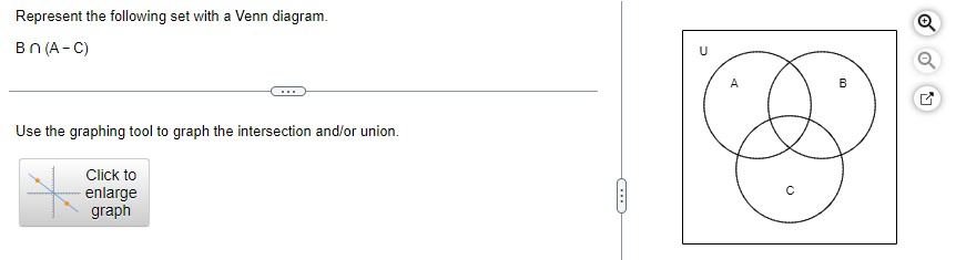 Question 12 Represent the following set with a