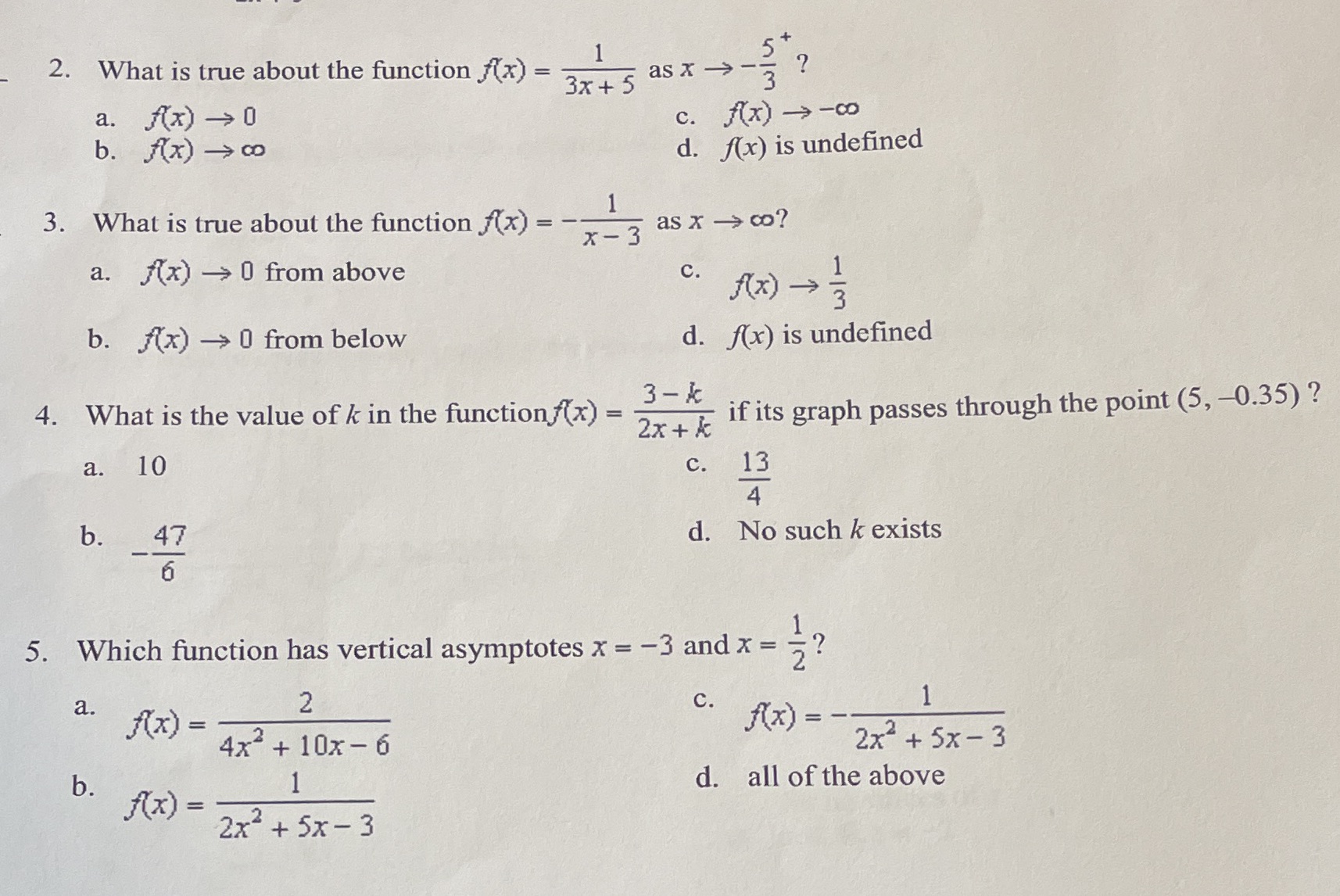 Need step by step explanation 2. What is true