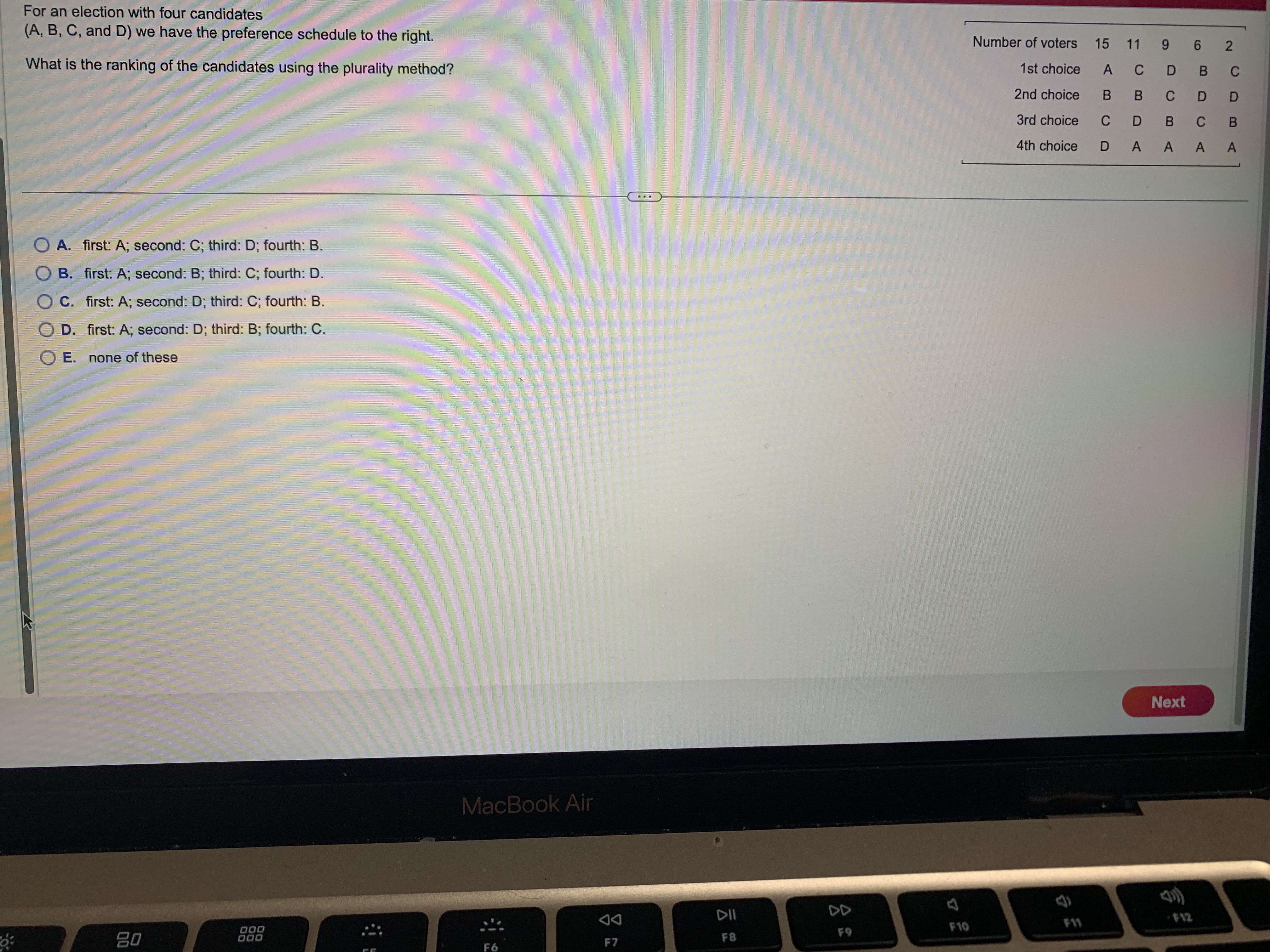 This question: 1 point(s) possible Submit The