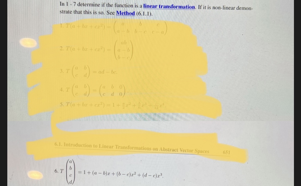 Please only do question 6 thanks In 1 - 7
