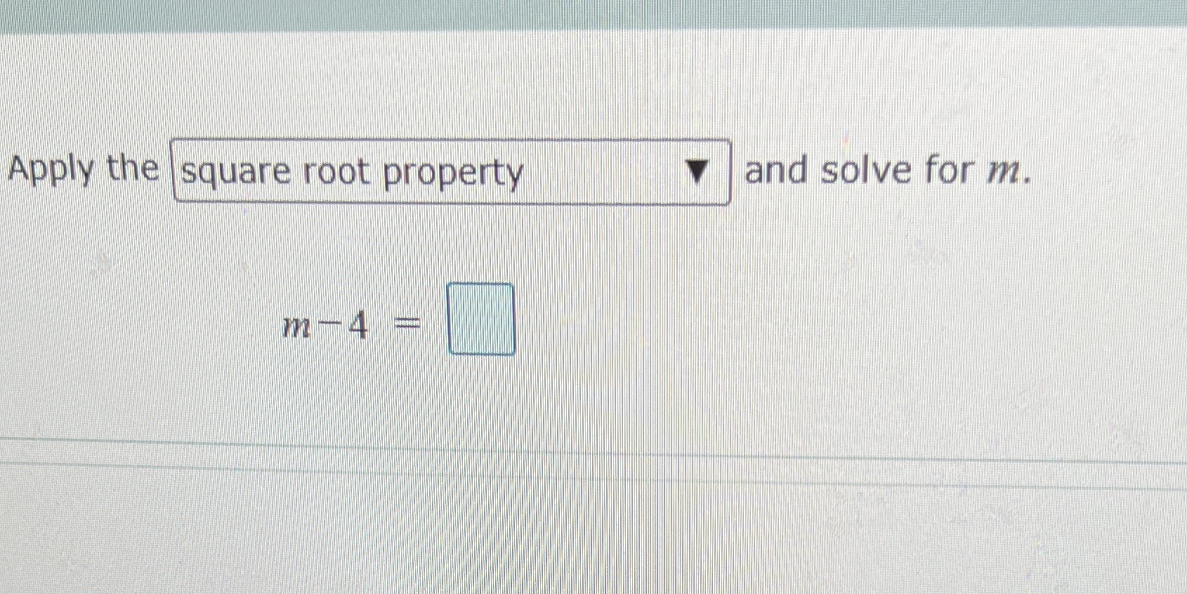 Ty 9 pt2 Apply the square root property and solve