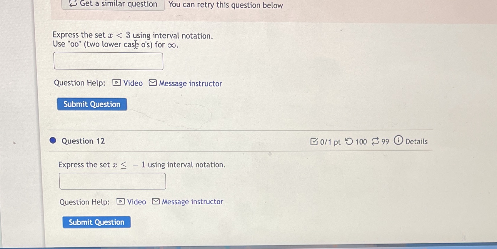 Get a similar question You can retry this