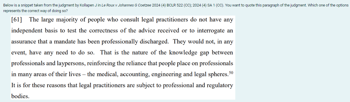 Below is a snippet taken from the judgment by