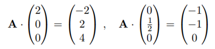 a) Of a matrix (3 3) A ? R we know that: \f\f