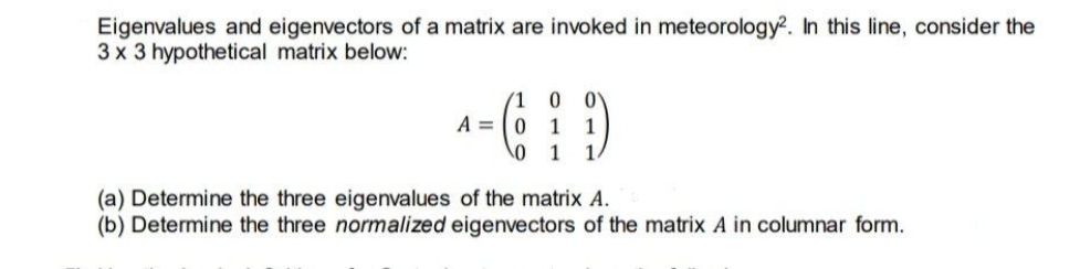 solve fast Eigenvalues and eigenvectors of a