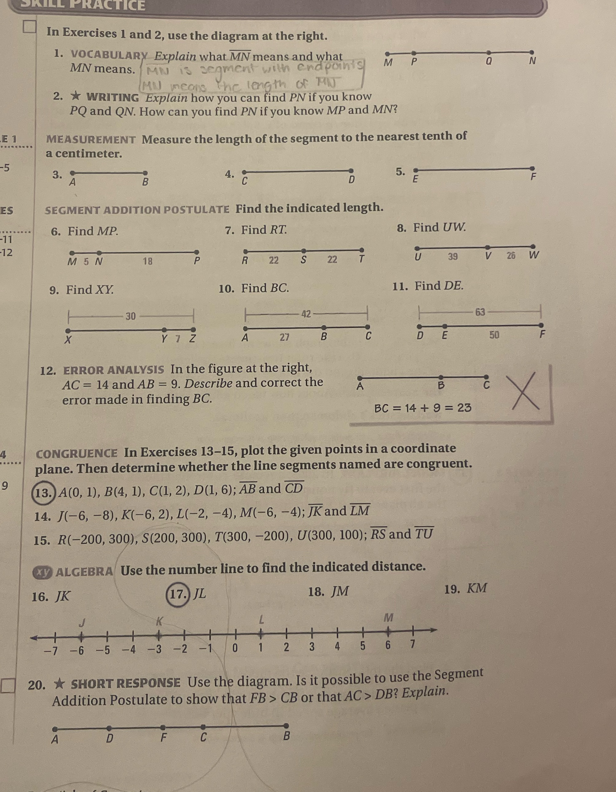 Please solve all odd numbers and show work OK