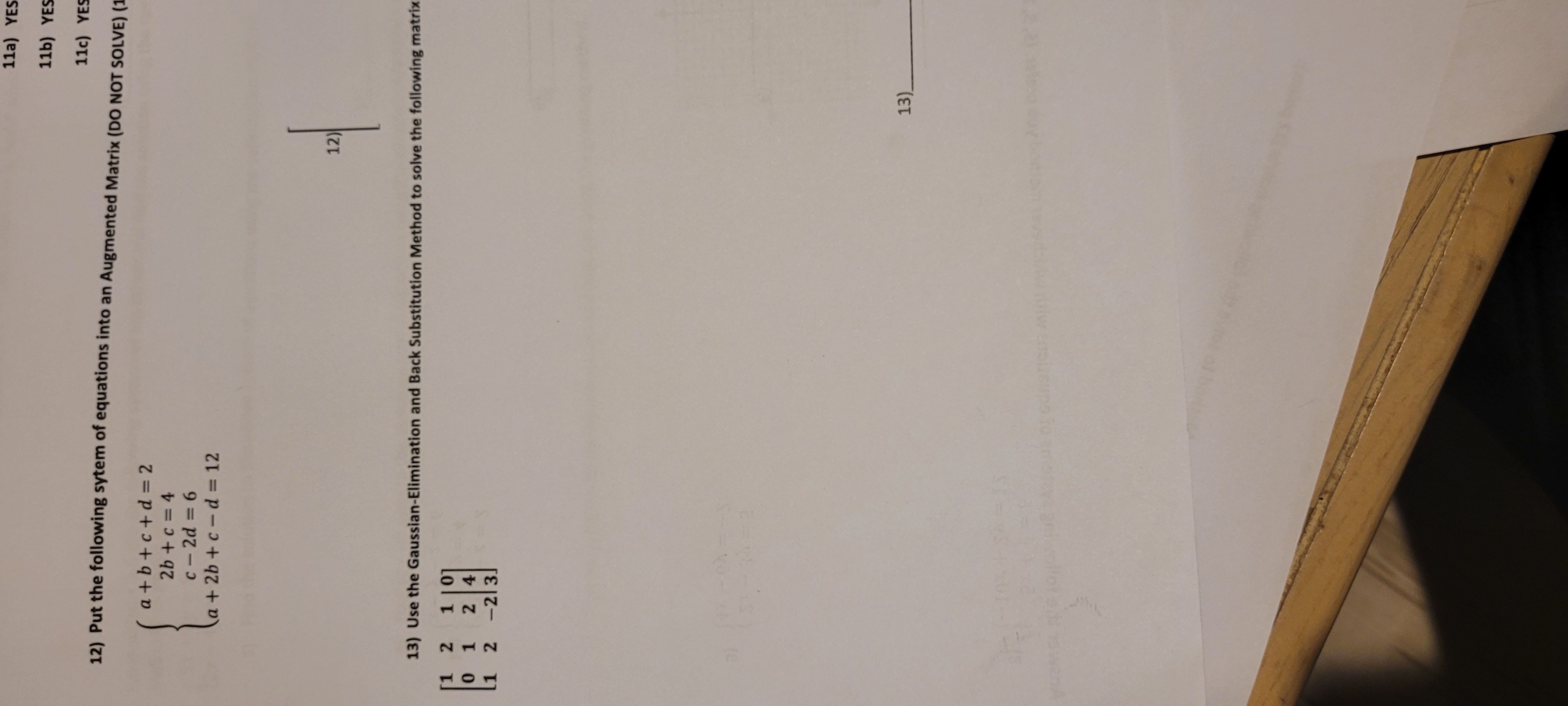 YES 1b) or YES NO YES or NO (1 - or No 14) Use
