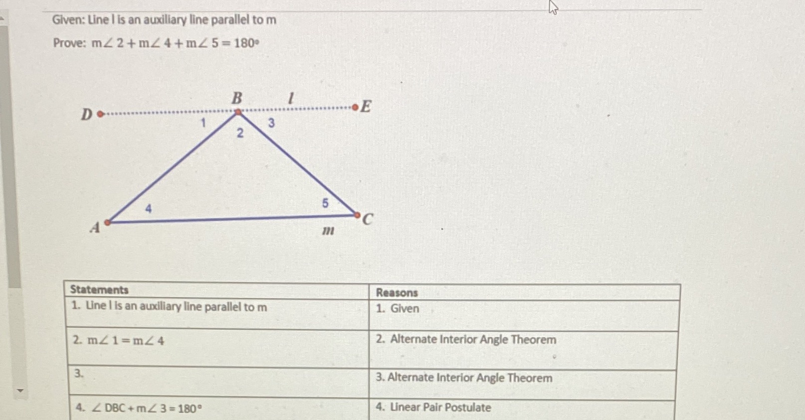 statement 3 answer Given: Line I is an auxiliary