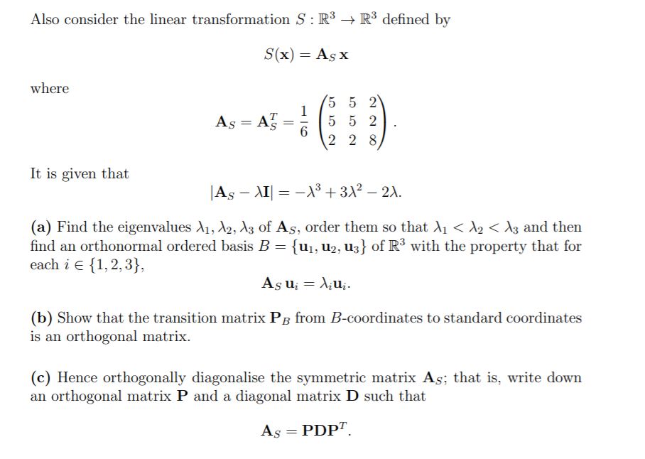 Consider the inner product space R 3 where vector