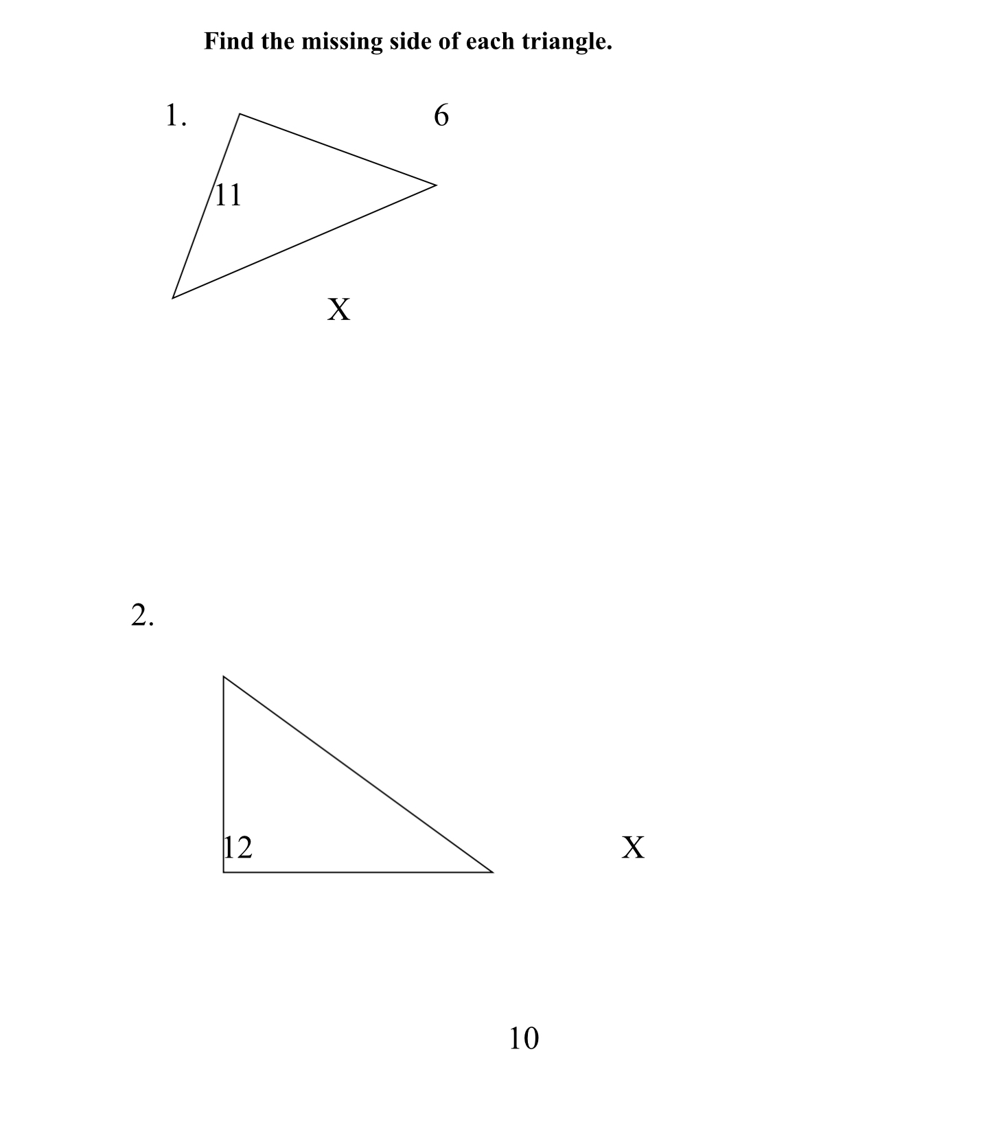 Read and answer the following items. Write your