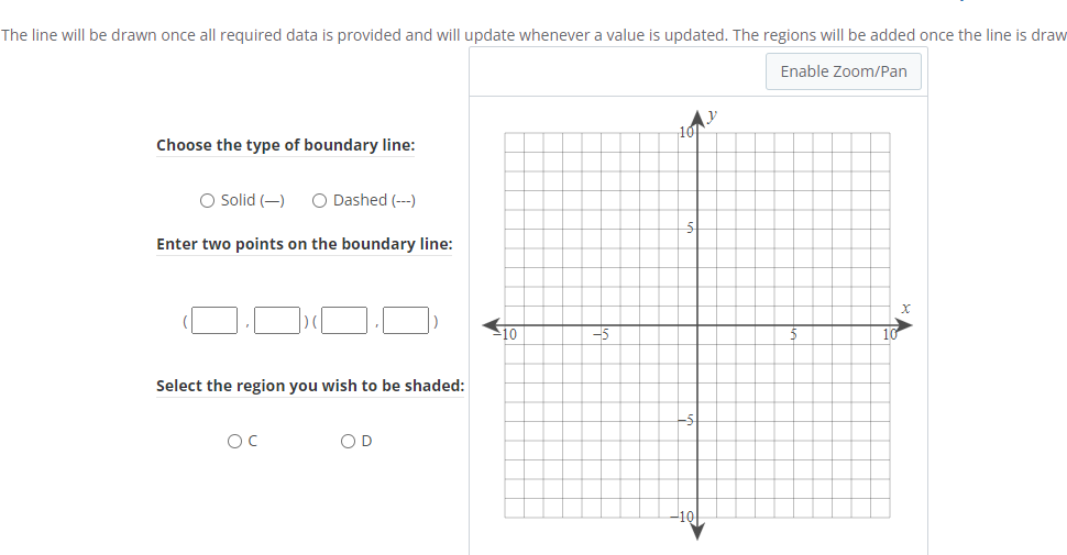 Solve the system of two linear inequalities