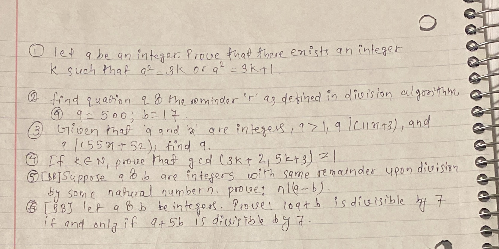 1 lef a be an integer. Prove that there exists an